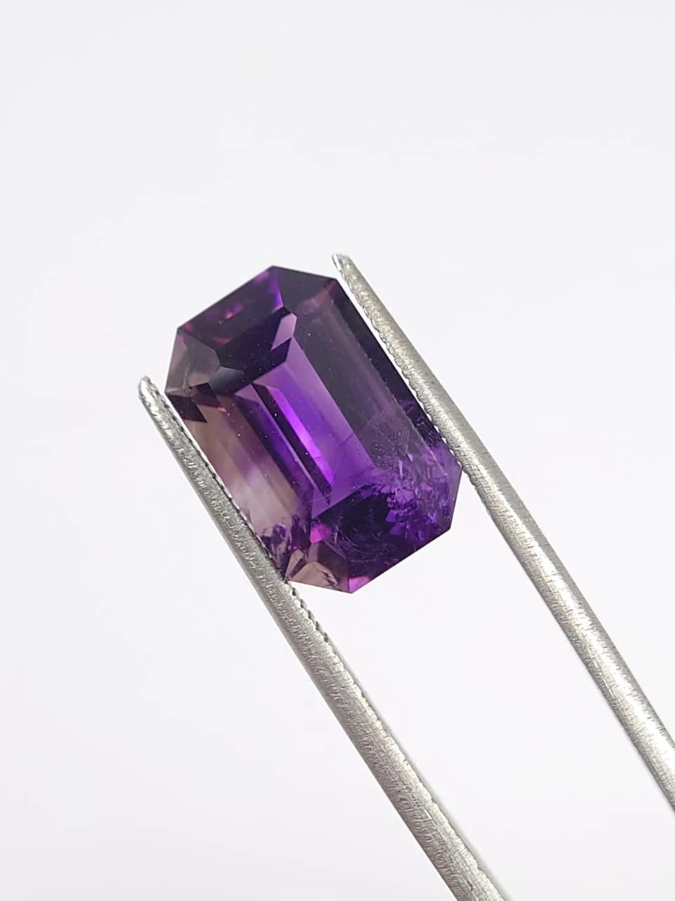 6.25ct Natural Amethyst Emerald Cut loose Gemstone From Nigeria — view 4